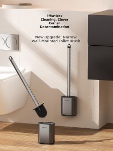 MR.Bin | Cornerless Toilet Brush Wall Mount No Drill 2026