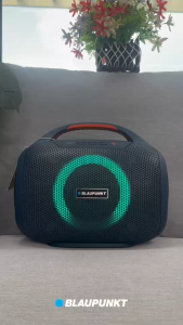 BLAUPUNKT ลำโพงบลูทูธพกพา 80 วัตต์ มาพร้อม MICROPHONE BLUETOOTH SPEAKER รุ่น ORION แบตเตอรี่ 10000mAh กันน้ำ IPX5