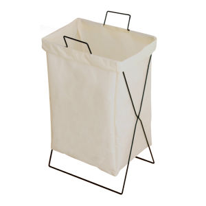 YiSen Cotton Linen Foldable Dirty Clothes Basket Nordic INS Style Home Use Clothes Storage Rack Waterproof Dirty Clothes Wicker
