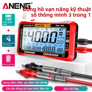 ANENG | ANENG 613 Máy Đo Vạn Năng Kỹ Thuật Số 3 Trong 1 Máy Kiểm Tra Điện Trở Điện Áp Dòng Điện AC/DC Thông Minh Với 4000 Số Đo Nhiệt Độ Và Độ Ẩm