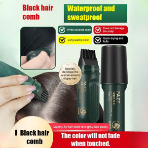 Yisuogaibai Plant Essence Quick Hair Styling Pen Hair Dye Stick  Waterproof And Sweat-Proof Hair Dye Comb Covering White Hair