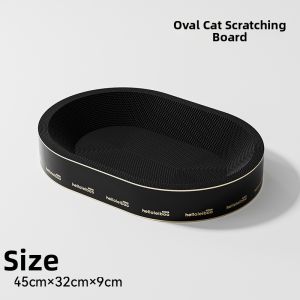 HELLOLEIBOO | Durable Scratch Resistant Combo Cat Scratching Board and Bed