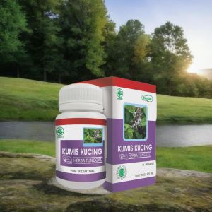 HIU Kapsul Ekstrak Kumis Kucing Obat Herbal Peluruh Batu Ginjal Isi 60