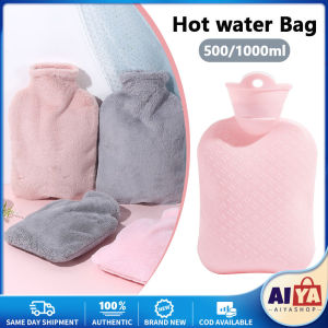 Hot Water Bottle Bag for Girls Plush Shoulder Hand Warmer Heat Pack Warm Belly Instant Hot Pack Winter Water Heating Pad