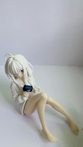 Bandai | Hot The Journey Of Elaina Sitting In Pajamas Anime Girl Figure 11cm Model Statue Collection Desktop Decoration Toys