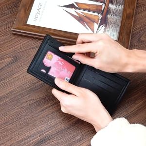 Ví nam JIANGBAO hình chim đại bàng Jiangbao Ví nam mới nhiều ngăn đựng thẻ kinh doanh thời trang họa tiết đại bàng ví da nam sang trọng