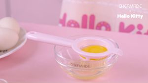 CHEFMADE HELLO KITTY Egg White Yolk Separator Baking Accessories Bakery Tools Sifting Gadget  Kitchen Supplies KT7004