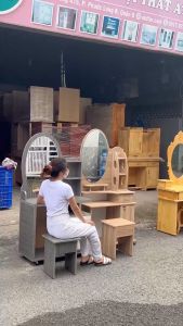 [ SALE LỚN] Bàn trang điểm gỗ ép phủ Melamine MDF  chống trầy xước giá rẻ HCM