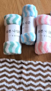 Khăn Mặt Cotton Khăn Mặt Lông Cừu Đa Năng Hàn Quốc Siêu Mềm Mịn 30x50cm