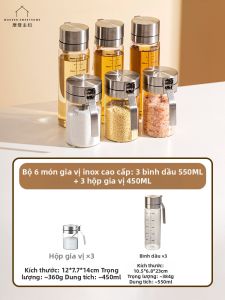 MODERN SWEETHOME | Hộp Gia Vị Inox