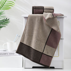 Pure Cotton Towel for Men Face Washing Bathing Home Use Non Shedding Soft Absorbent Simple Stylish Mens Towel