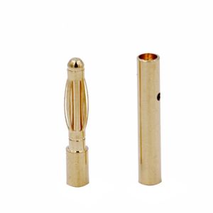 10 Cặp Đầu Nối Hình Quả Chuối Mạ Vàng 2.0mm/3.0mm/3.5mm/4.0mm Cho Động Cơ Không Chổi Than RC ESC - Phụ Tùng & Phụ Kiện RC Bằng Kim Loại