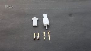 Socket + Skun 2 PIN Mini Motor Mobil - Soket Sambungan Kabel Male Female