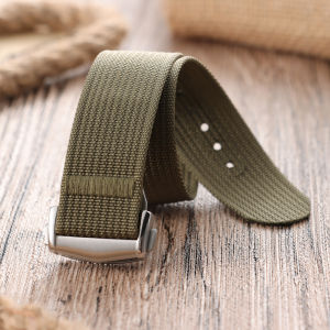 Vòng Đeo Tay Có Khóa Gấp Chống Thấm Nước 20mm 22mm Dây Đeo Đồng Hồ Bằng Vải Nylon Dành Cho Nam Giới Thể Thao Quân Sự Dây Đeo Cổ Tay Phổ Thông Màu Xanh Quân đội/Đen/Xám xanh/Xanh Trắng