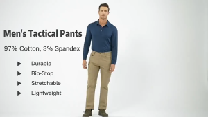 Mens Tactical Cargo Pants Elastic Fabric IX9 Water Resistant Cargo Pants Overalls Camouflage Enthusiasts Climb Travel Pantalones