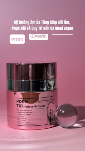 Kem Cấp Ẩm Phục Hồi Dưỡng Sáng Da Căng Bóng PDRN TX1 Perfect Fit Cream Prettyskin 50g