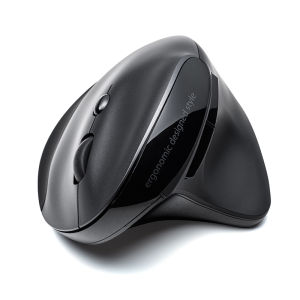 Sanwa Supply | Wireless Bluetooth Silent Rechargeable Vertical Mouse