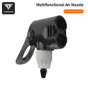 TOSUOD Pump Head Universal For Presta Schrader & Dunlop Valves Bike Air Pump Nozzles Pump Connector Valve Adapter