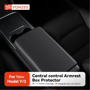 YZ | YZ For Tesla Model YL Y 3 Highland Juniper Armrest Pad Anti-fouling Center Console Box Cover Aanti-scratch 2026 Car Accessories