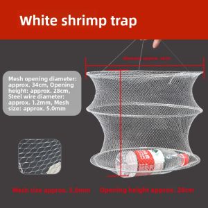 QIONGQI | Foldable Crab and Shrimp Fishing Cage for Catching Small Lobsters