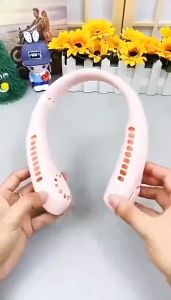 KIPAS ANGIN GANTUNG LEHER PORTABLE / KIPAS ANGIN USB PORTABLE / MINI FAN COOLER / MINI NECK FAN