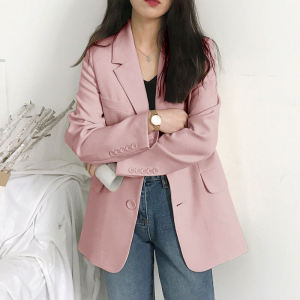 Blazer For Woman Suit Coat Loose Top High Quality Coat Cardigan Small Suit Office Jacket