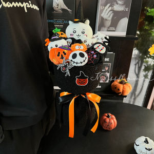 Adorable Doraemon Plush Doll Bouquet Creative Halloween Gift for Boyfriend Best Friend Graduation Day Cute Crayon Shinchan Toy