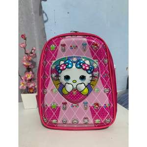 Tas anak sekolah perempuan tas anak paud cewe lampu LED karakter lucu