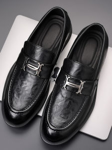 Genuine Leather Slip-on Anti-slip Business Casual Shoes for Men