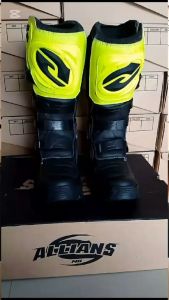 PROMO!!! Sepatu Cross Trabas Trail ANRS Sepatu Enduro Bahan KULIT Terbaru Kode 06