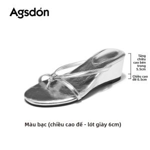 Agsdon | Dép Xỏ Ngón Đế Dày Cho Nữ