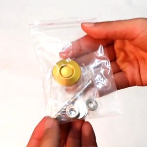 Top Produk 2Pcs 3mm Push Button Quick Release Hood Lock Clip Car Bumper Latch Kit