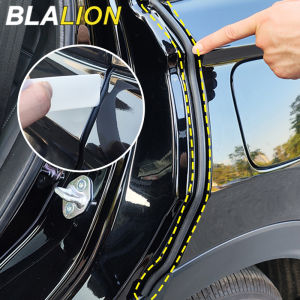 BLALION 2Pcs Car Door Edge Seal Strip C-Pillar Rubber Door Seals Sound Insulation Waterproof Self-Adhesive Auto Sealant Strip