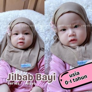 Jilbab bayi cewek Jilbab bayi newborn Jilbab bayi 0-6 bulan Jilbab newborn 0-3 bulan Jilbab bayi lucu