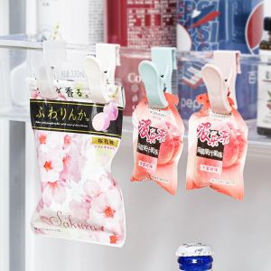 4pcs Portable Sealer Bag Clip Home Plastic Food Snacks Bag Sealing Organizer Packaging Kitchen Storage Bag Clips Bathroom Accessories