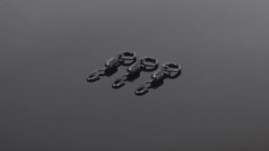 Hirisi AE008 100/200Pcs Carp Fishing Swivels Snaps Solid Ring Quick Change Connector Terminal Tackle Accessories for Coarse