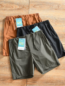 Quick Dry Breathable Summer Mens Outdoor Sports Casual Pants Thin Short Shorts Versatile Workwear Straight Leg Nylon Shorts