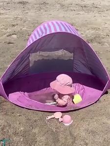 Sun Protection Portable Quick Setup Tent for Beach and Sand Play