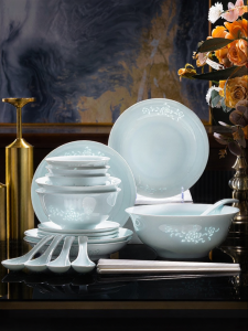 JINGDITAOCI | Underglaze Porcelain Dinnerware Set