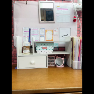 Adjustable Desktop Storage Rack Shelf Expandable Organizer Shelf Space Saver counter Multipurpose Tabletop Rack Rak Buku Desk Organizer Shelf