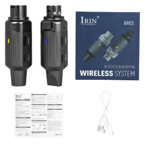 IRIN | IRIN ARC2 Wireless Microphone System 7-Channel UHF Audio 5.5 Hour Battery Endurance Transmitter & Receiver