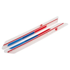 1Pc 35cm 3d Cars Front Rear Bumper Anti-Splash Anti-Collision Rubber Strip Heat-Resistant Vehicle Protect Device