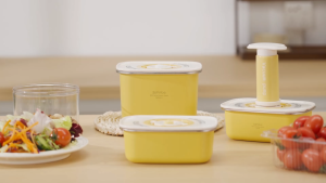SUPVIBE 3Pcs 304 Stainless Steel Refrigerator Food Storage Box Prepare Food Freshness Preservation Box Picnic Box 保鲜盒