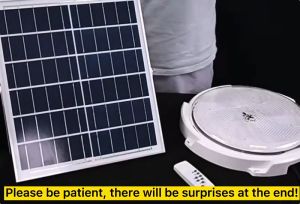 Lampu Solar Light Indoor Lamp 450W Solar Ceiling Light Waterproof IP67 Light Indoor Bedroom Corridor Living Room Balcony