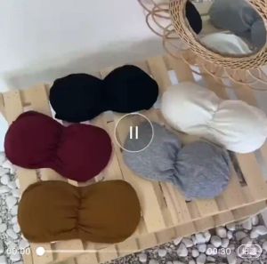 Bralette Tube Top Bra Trendy Strapless Bralette Tube Top Bra CrissCross Random Color