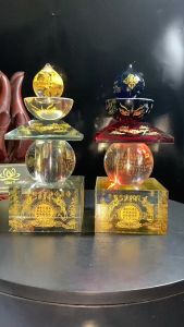 Tháp xá lợi chất liệu pha lê MS19 cao 18cm