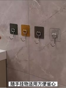 A2 รุ่นพร้อมส่ง - ตะขอแขวนอเนกประสงค์ ติดผนัง ไม่ต้องเจาะ ที่แขวนอเนกประสงค์