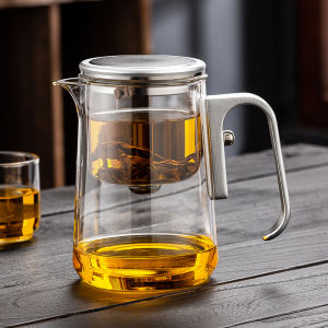 Premium Press Type Magnetic Attraction Tea Brewing Pot with Tea Water Separation Filter Cup for Home Use High End Tea Maker