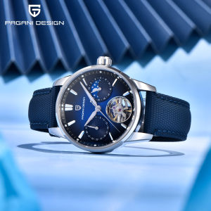 PAGANI DESIGN 2025 New Automatic Mechanical Watch Top Brand Luxury Watches Mens Fashion Leather Waterproof Tourbillon Hollow Wristwatches PD-YS021