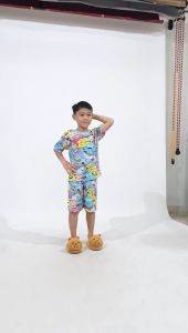 Kiminori ION.ST Setelan Baju Tidur Anak Lengan Pendek